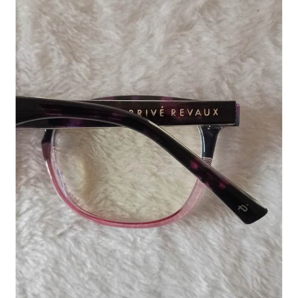 NEW Privé Revaux Show Off +3.50 Reading Glasses Purple Pink Ombre Eyeglass...